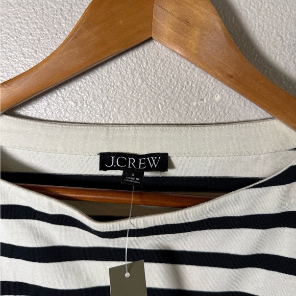 NWT J.Crew Boatneck muscle T-shirt in Carter stripe mariner cotton Small - Picture 9 of 11